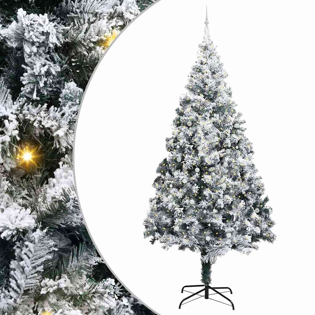 Artificial Pre-lit Christmas Tree with Ball Set Green 400 cm